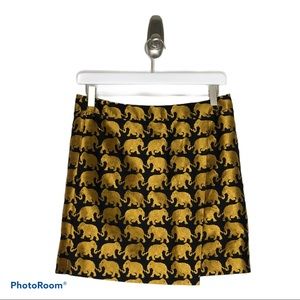 J CREW Elephant Parade Origami Skirt